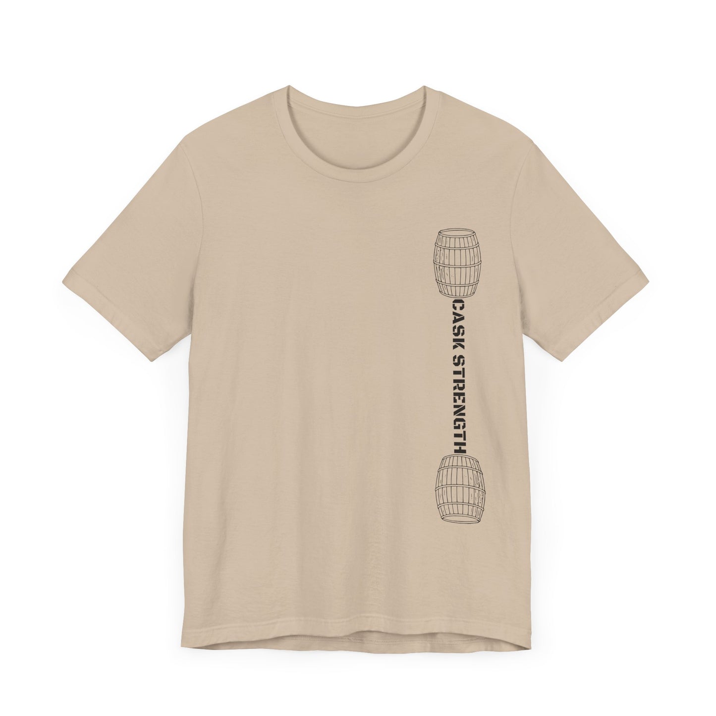 Cask Strength Vertical Tee- Tan