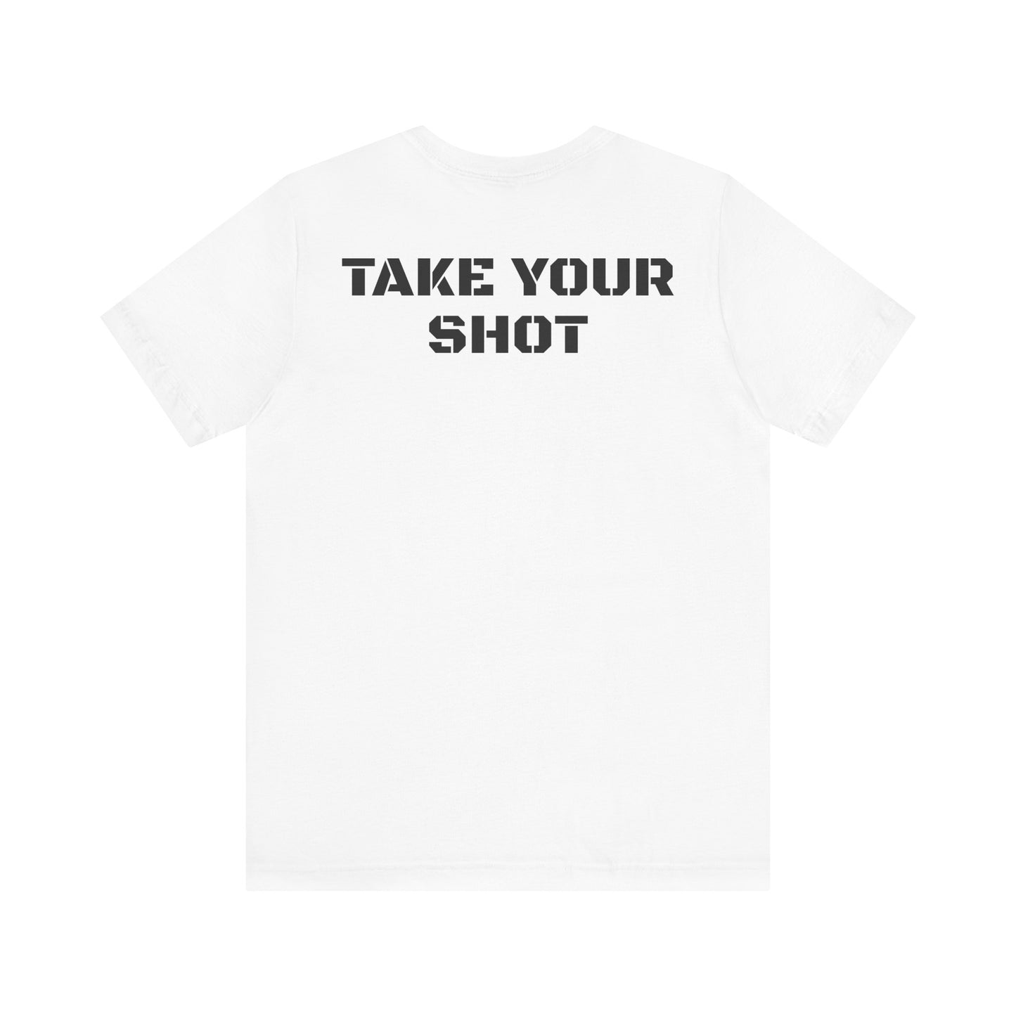 Take Your Shot Tee- White
