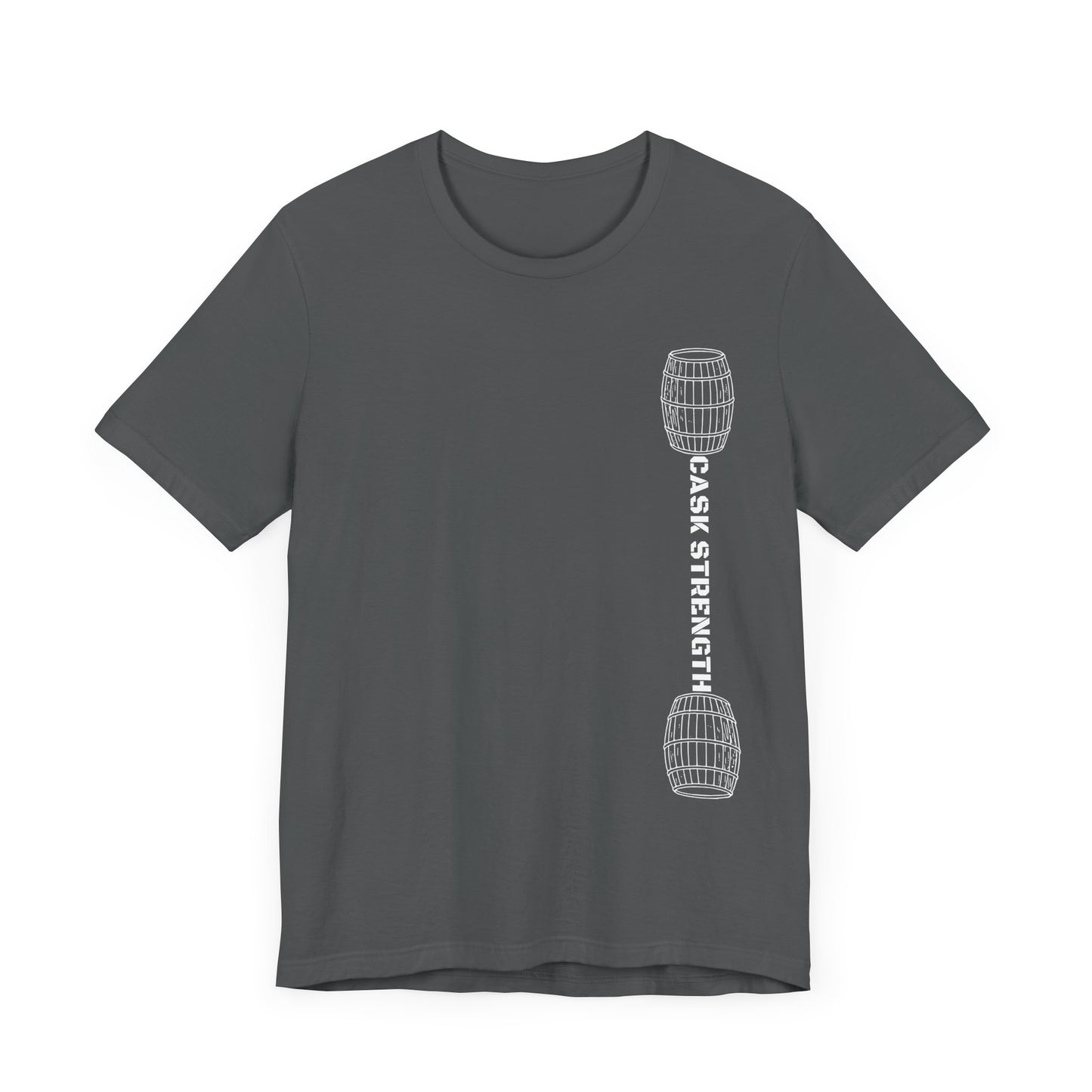Cask Strength Vertical Tee- Asphalt