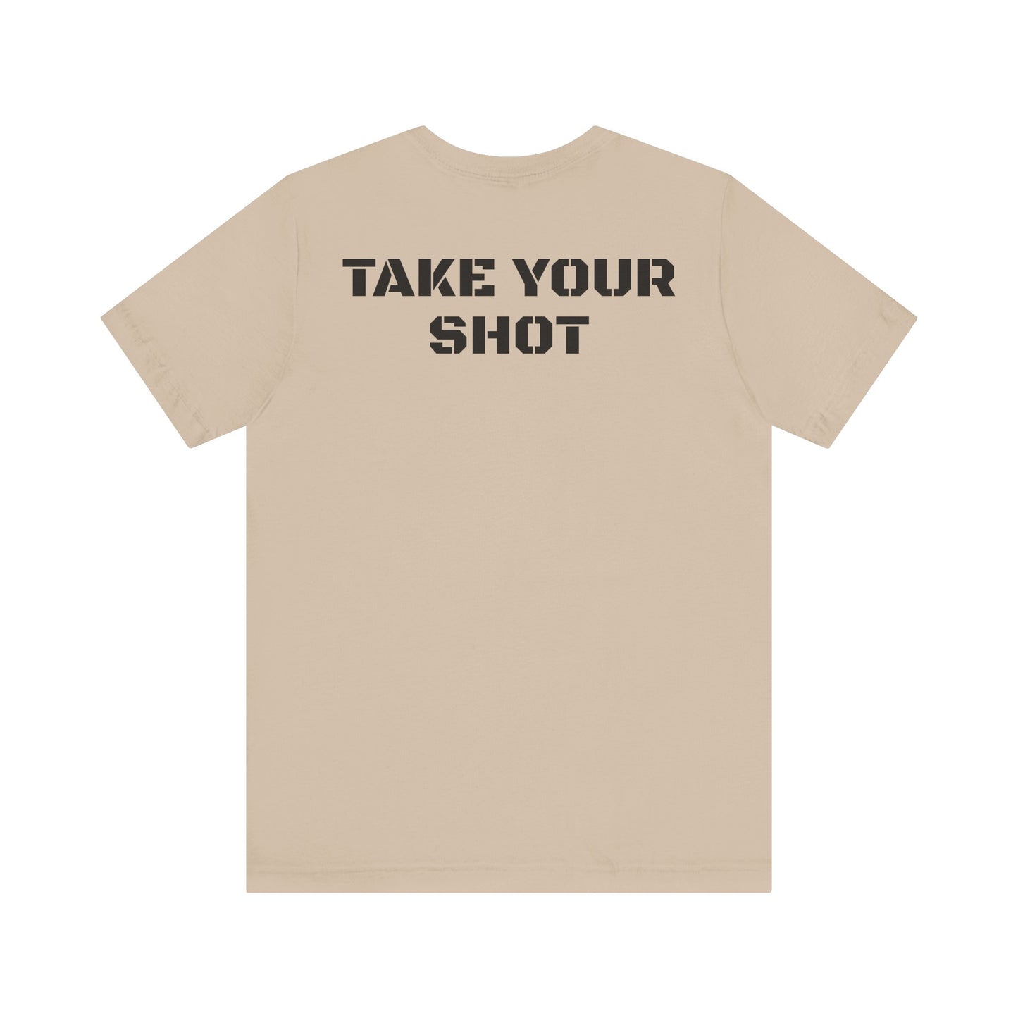 Take Your Shot Tee- Tan