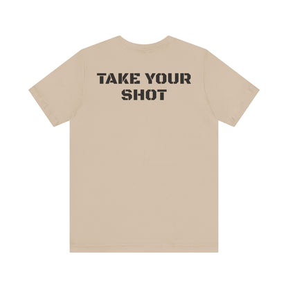 Take Your Shot Tee- Tan