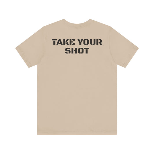 Take Your Shot Tee- Tan